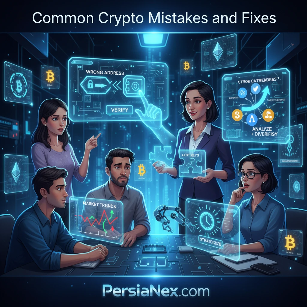 اشتباهات رایج در سرمایهگذاری روی ارز دیجیتال و راهحلهای عملی اشتباهات رایج در سرمایهگذاری روی ارز دیجیتال و راهحلهای عملی