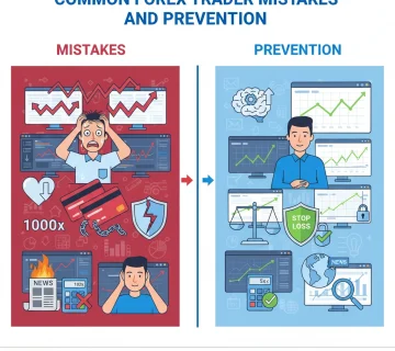 اشتباهات رایج تریدرها در بازار فارکس و روش‌های پیشگیری
